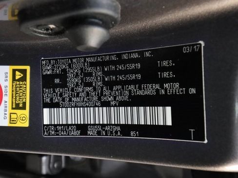 Used 2017 Toyota Highlander Limited image 61