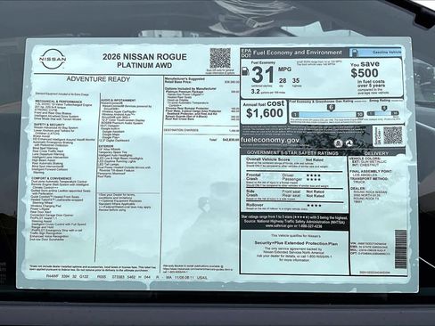 New 2026 Nissan Rogue Platinum w/ Platinum Premium Package image 19