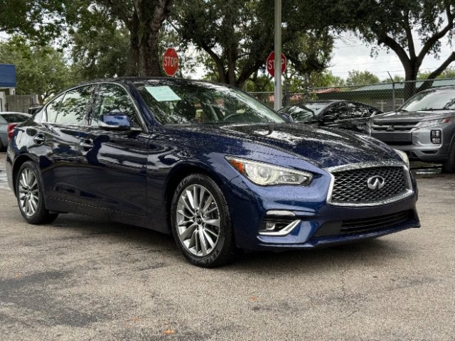 Used 2023 INFINITI Q50 Luxe w/ Cargo Package RWD image 3