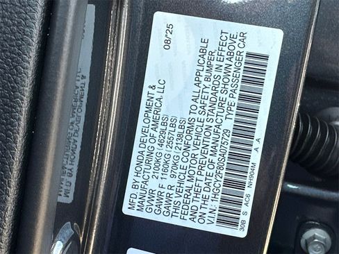 New 2025 Honda Accord Touring image 35