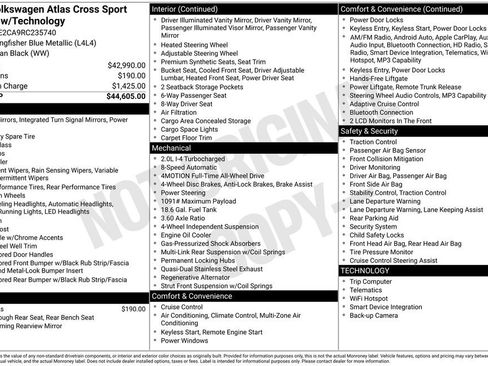 Used 2024 Volkswagen Atlas Cross Sport SE AWD/4WD image 11