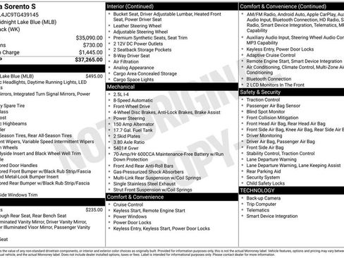 New 2026 Kia Sorento S image 6