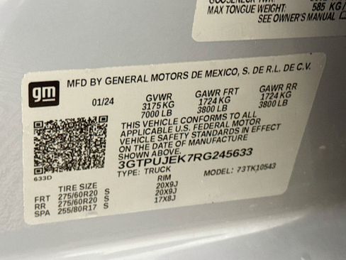 Used 2024 GMC Sierra 1500 Elevation AWD/4WD image 30