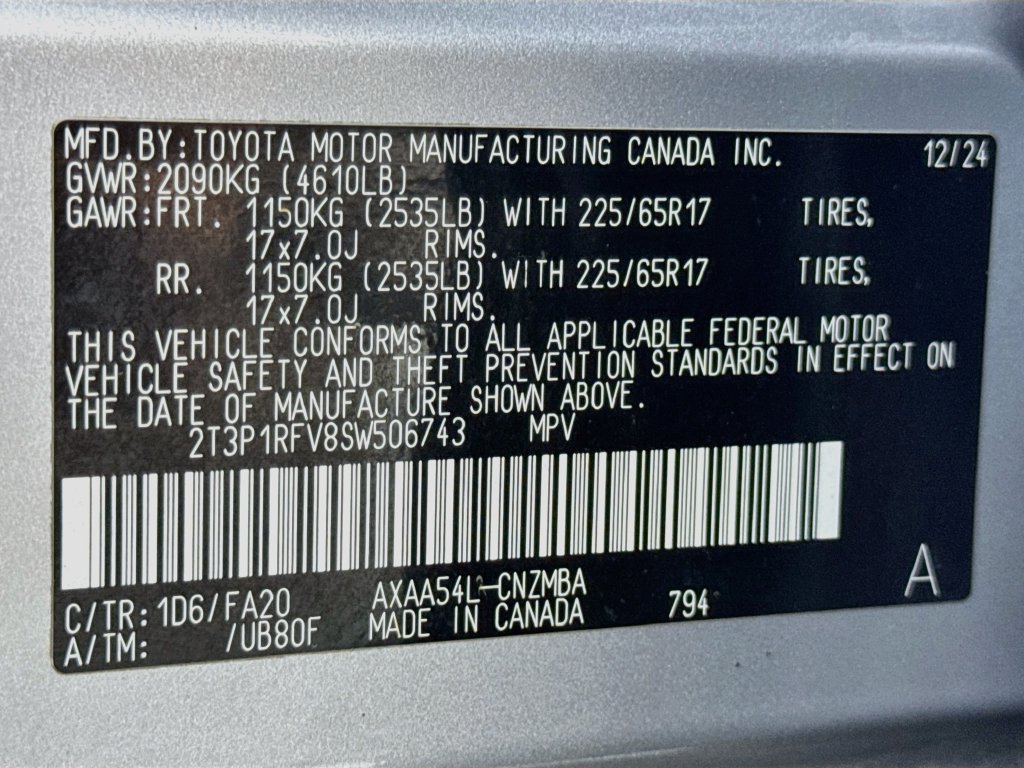 Used 2025 Toyota RAV4 XLE w/ Convenience Package AWD/4WD image 33