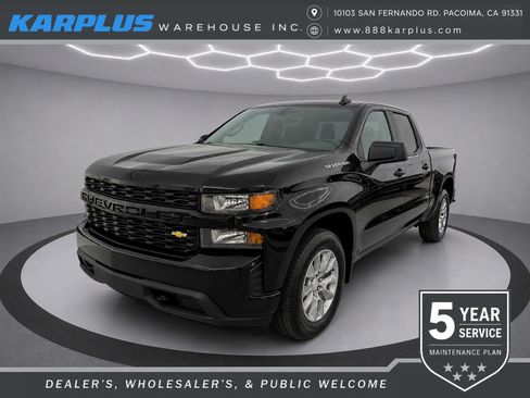 Used 2022 Chevrolet Silverado 1500 Custom RWD image 1