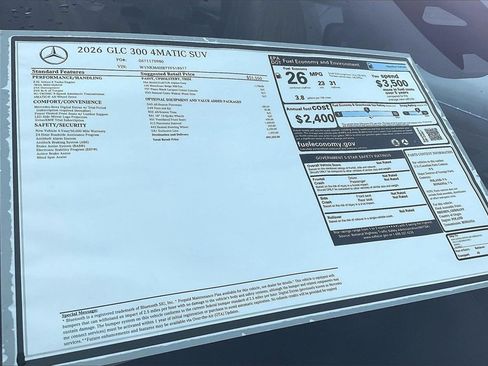 New 2026 Mercedes-Benz GLC 300 4MATIC image 12