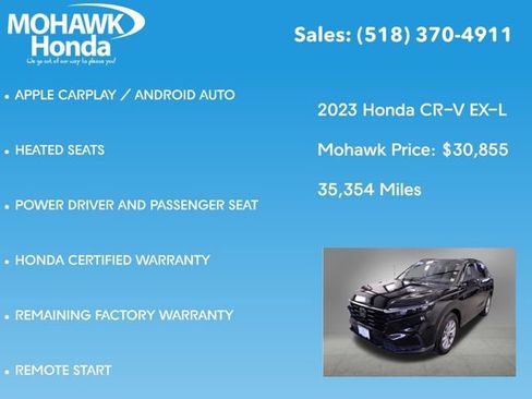 Certified 2023 Honda CR-V EX-L image 16