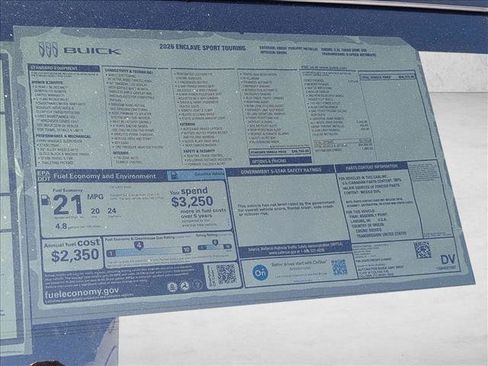 New 2026 Buick Enclave Sport Touring w/ Power Package AWD/4WD image 17