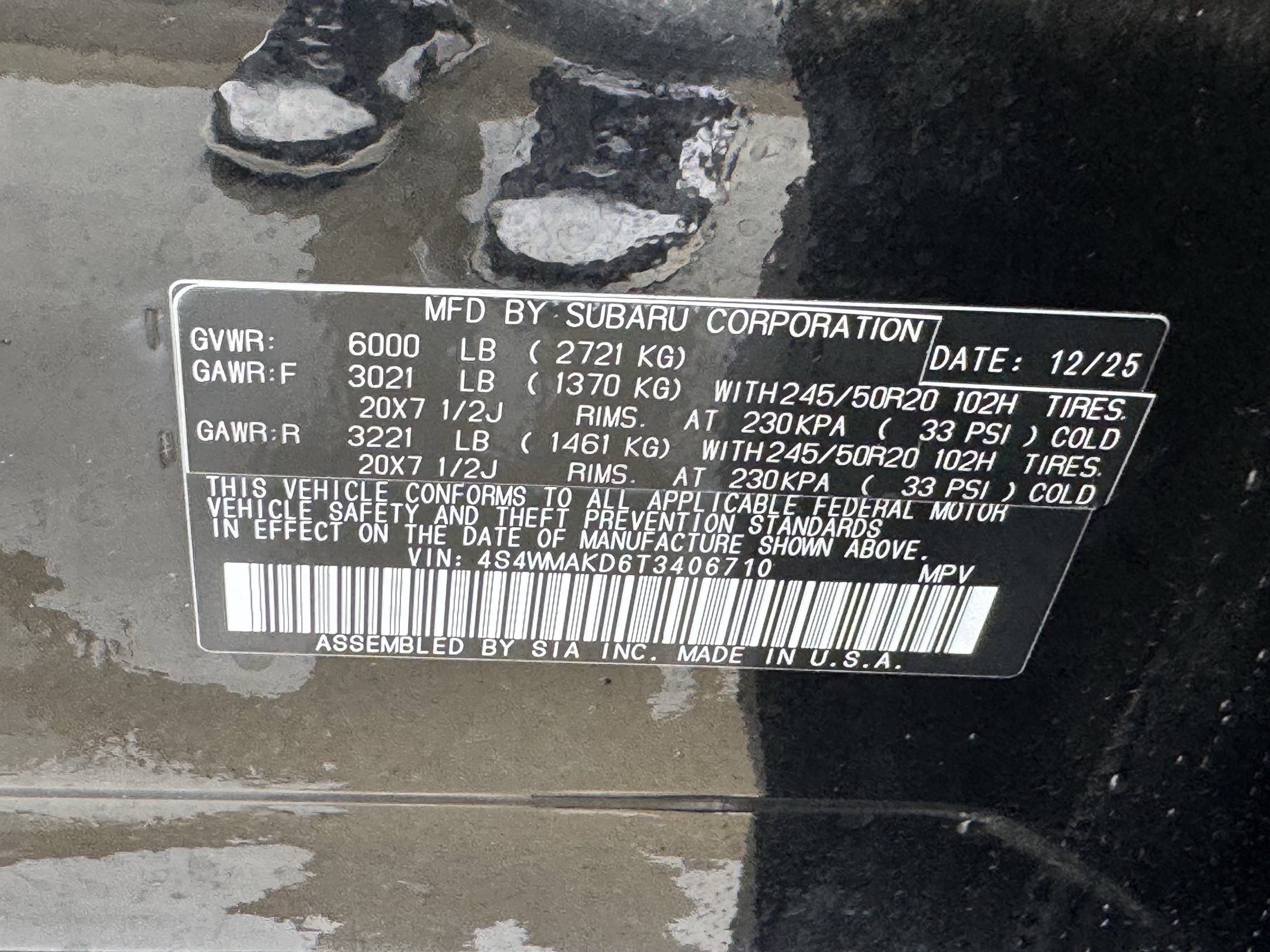 Used 2026 Subaru Ascent Touring AWD/4WD image 34