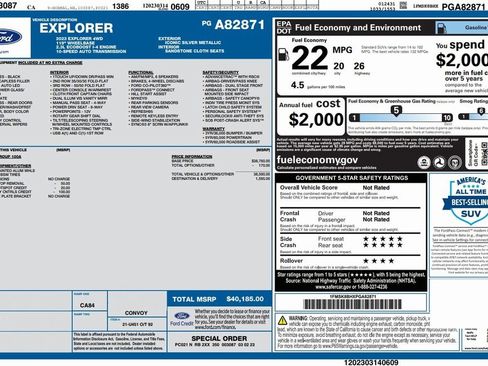 Used 2023 Ford Explorer 4WD image 4