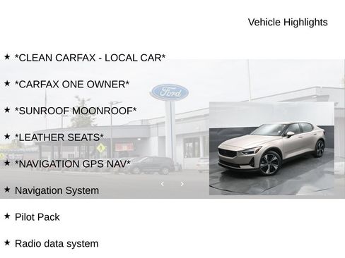 Used 2023 Polestar Polestar 2 w/ Pilot Pack AWD/4WD image 9
