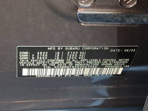 Certified 2025 Subaru Legacy Premium AWD/4WD image 26