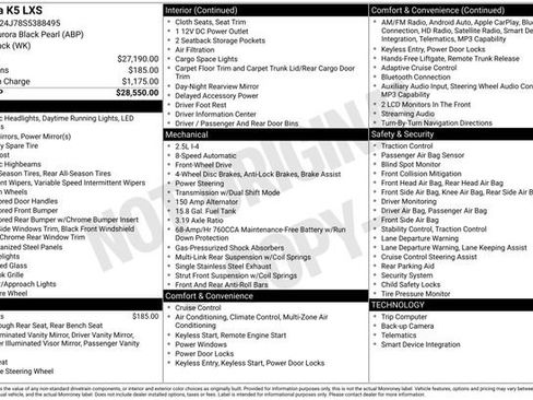 Certified 2025 Kia K5 LXS FWD image 32