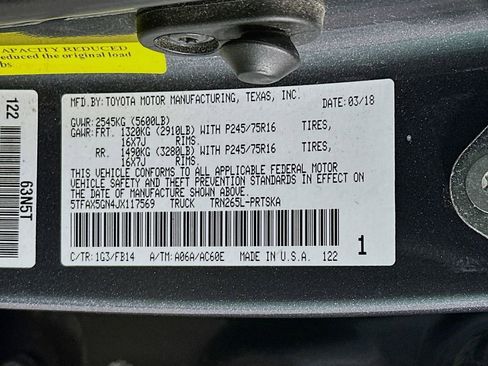 Used 2018 Toyota Tacoma SR w/ SR Convenience Package RWD image 27