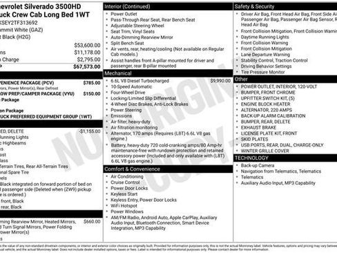New 2026 Chevrolet Silverado 3500 W/T w/ WT Convenience Package AWD/4WD image 2
