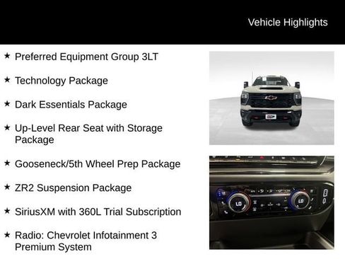 New 2026 Chevrolet Silverado 2500 ZR2 w/ LPO, Dark Essentials Package AWD/4WD image 27