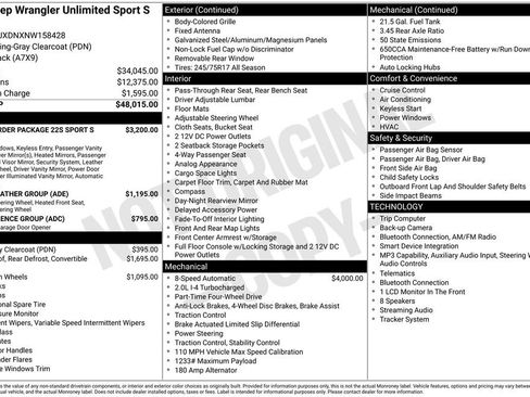 Used 2022 Jeep Wrangler Unlimited Sport AWD/4WD image 24