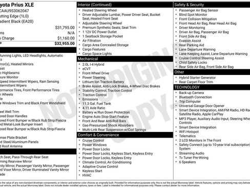 Used 2025 Toyota Prius XLE FWD image 26