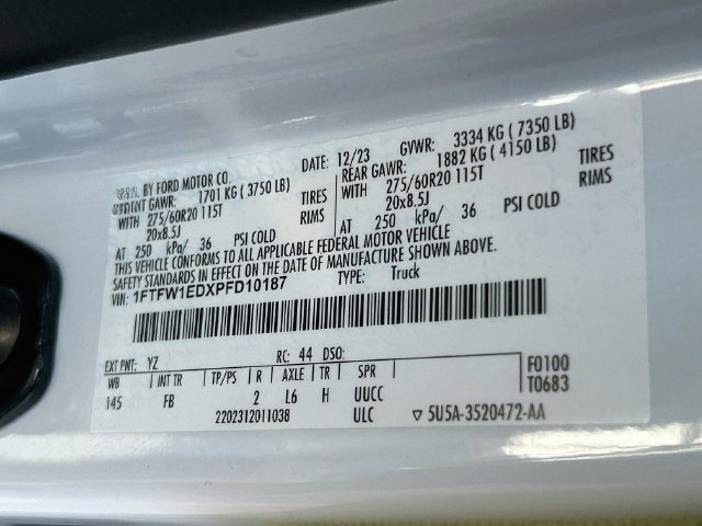 Certified 2023 Ford F150 XLT w/ Equipment Group 302A High AWD/4WD image 39