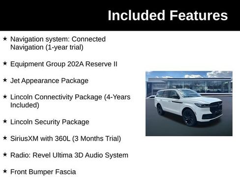 New 2026 Lincoln Navigator Reserve w/ Jet Appearance Package AWD/4WD image 6