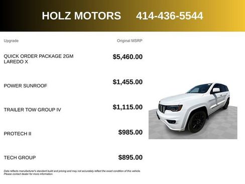 Used 2022 Jeep Grand Cherokee Laredo X AWD/4WD image 5