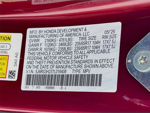 New 2026 Honda CR-V LX image 28