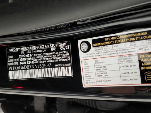 Used 2022 Mercedes-Benz S 500 4MATIC w/ AMG Line Package image 21