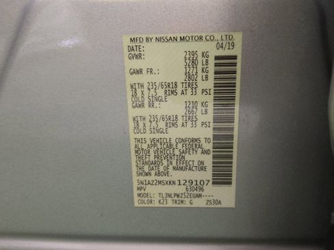Used 2019 Nissan Murano S AWD/4WD image 33