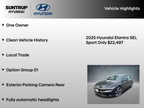 Used 2025 Hyundai Elantra Sport FWD image 8