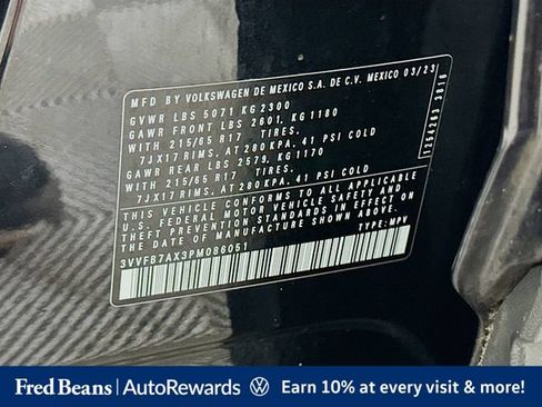 Used 2023 Volkswagen Tiguan S w/ Driver Assistance Package AWD/4WD image 37