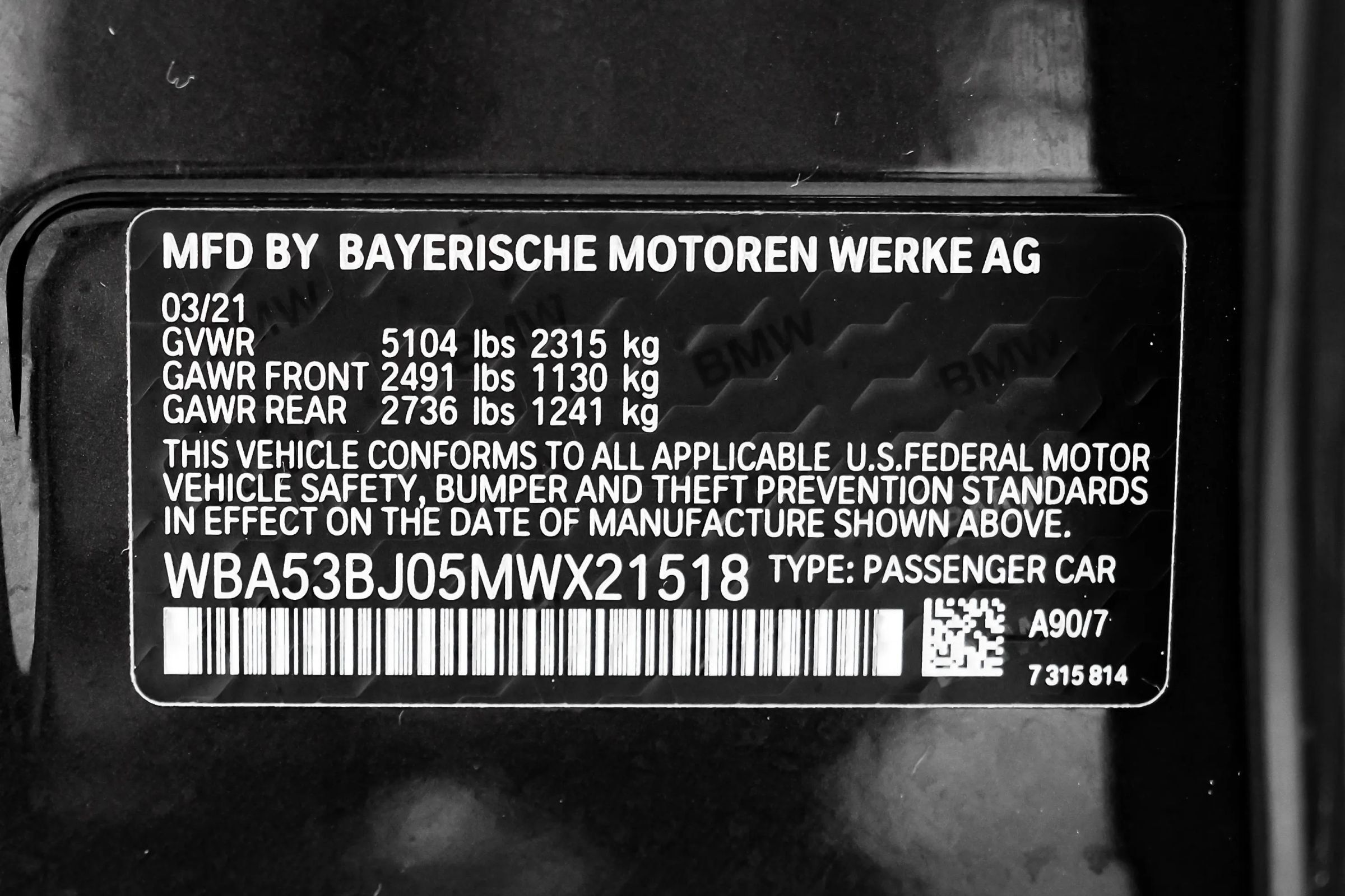Used 2021 BMW 540i w/ M Sport Package RWD image 71