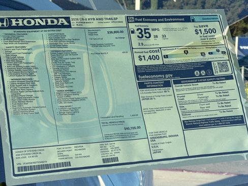 New 2026 Honda CR-V TrailSport image 33