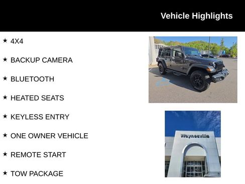 Used 2022 Jeep Wrangler Unlimited Sport AWD/4WD image 2