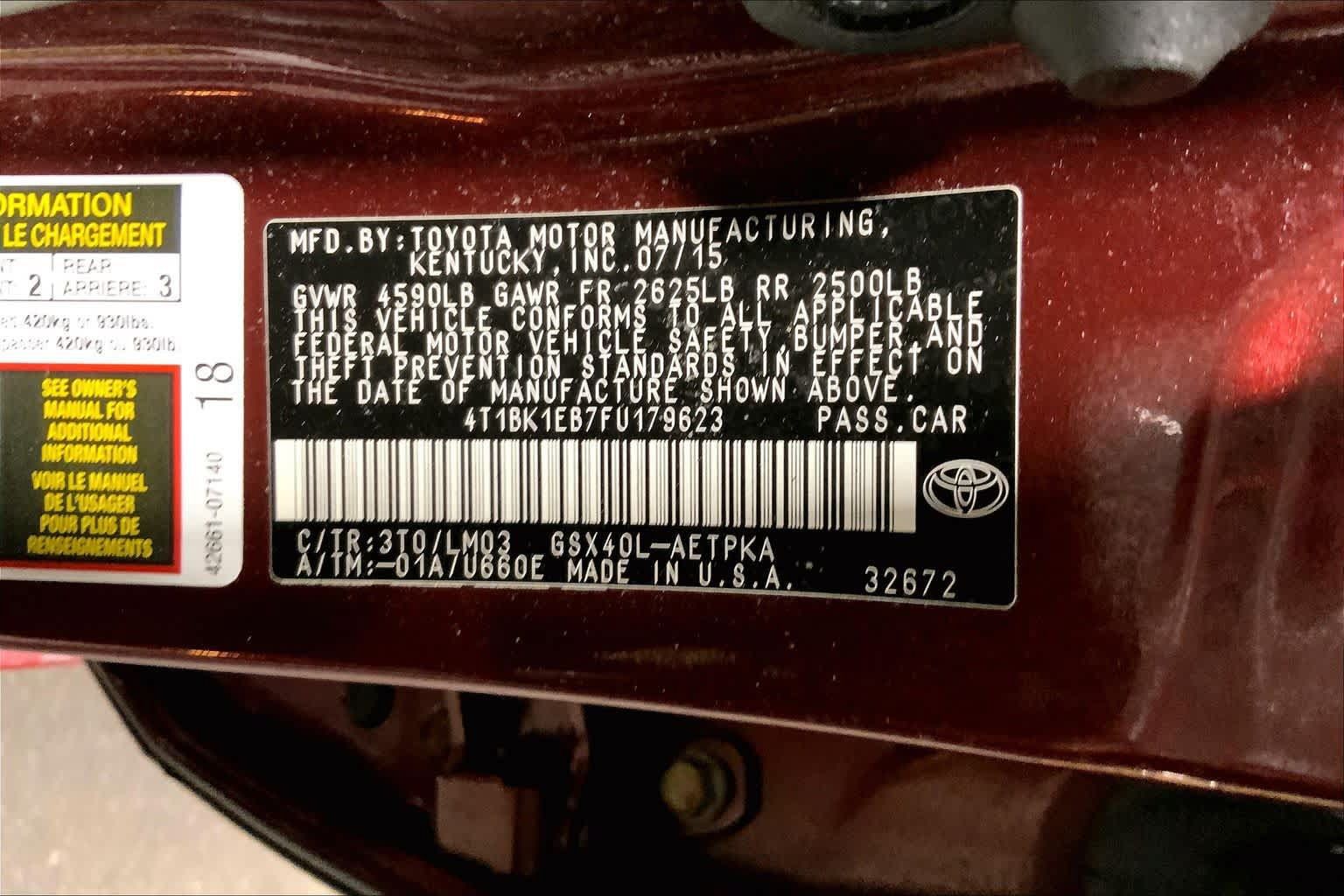 Used 2015 Toyota Avalon Limited FWD image 37
