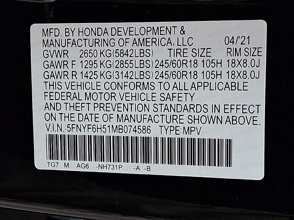 Used 2021 Honda Pilot EX-L image 29