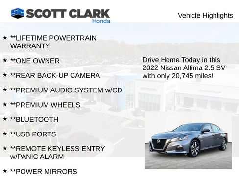 Used 2022 Nissan Altima 2.5 SV image 11
