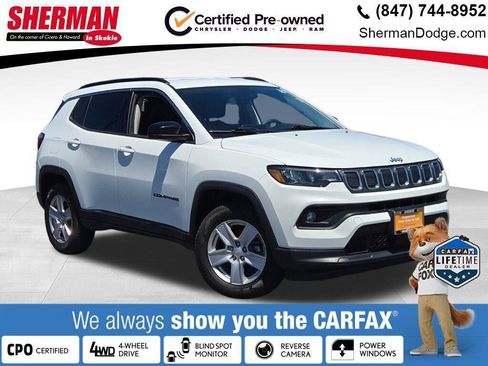 Certified 2022 Jeep Compass Latitude AWD/4WD image 1