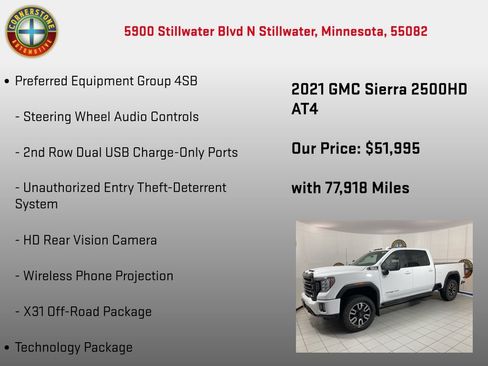 Used 2021 GMC Sierra 2500 AT4 w/ AT4 Premium Plus Package AWD/4WD image 25