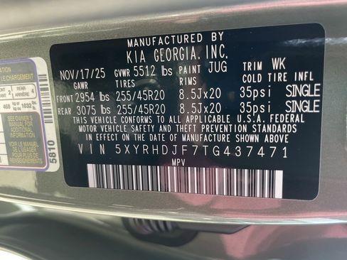 New 2026 Kia Sorento X-Line EX image 37