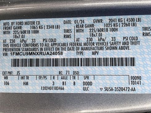 Used 2024 Ford Escape ST-Line AWD/4WD image 36