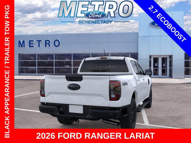 New 2026 Ford Ranger Lariat w/ Black Appearance Package AWD/4WD image 8
