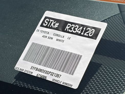 Certified 2025 Toyota Corolla LE FWD image 36