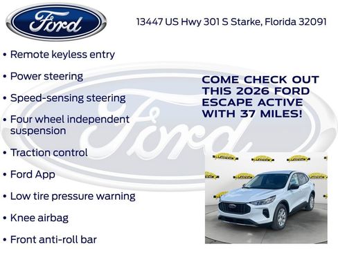 New 2026 Ford Escape Active w/ Tech Pack #1 image 20