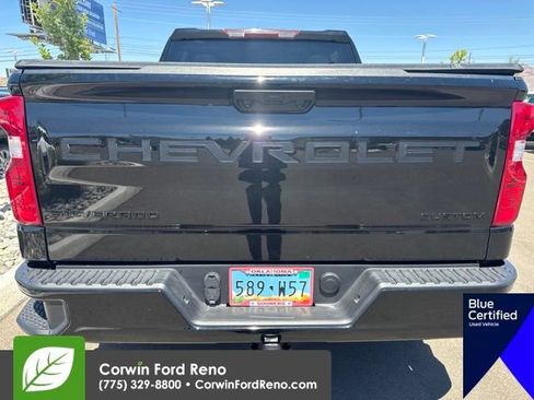 Used 2024 Chevrolet Silverado 1500 Custom w/ Turbomax Blackout Package AWD/4WD image 4
