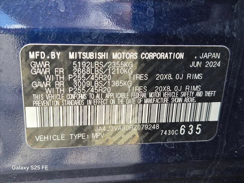 Used 2024 Mitsubishi Outlander SE FWD image 25
