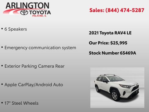 Used 2021 Toyota RAV4 LE FWD image 4