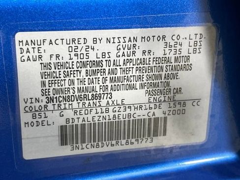 Used 2024 Nissan Versa S w/ S Plus Package image 32