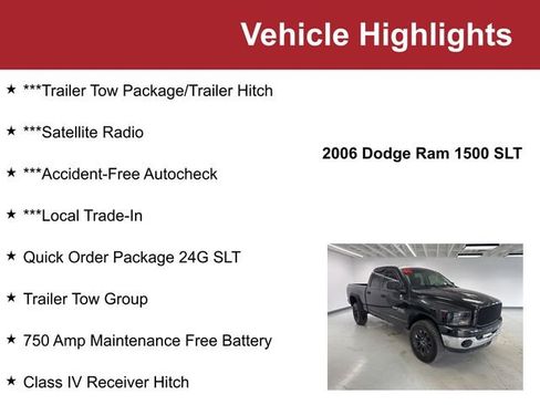 Used 2006 Dodge Ram 1500 Truck SLT w/ Quad Cab Big Horn Value Group image 2