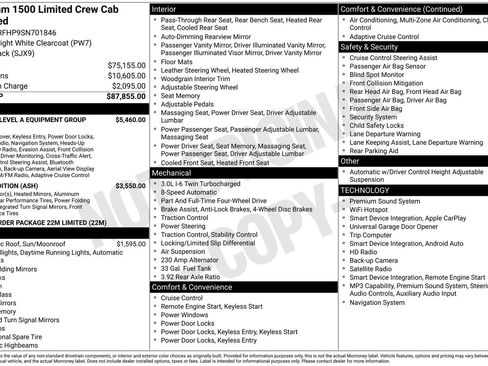 Used 2025 RAM 1500 Limited AWD/4WD image 35