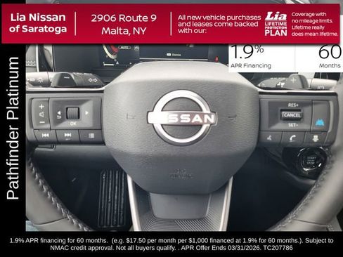 New 2026 Nissan Pathfinder Platinum image 17